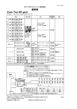 iColor Flex MX gen2 - カラーキネティクス・ジャパン 株式会社