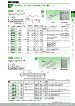 PCM コン柱用金具 PKM 仮設用金具 プラボックス・オプション