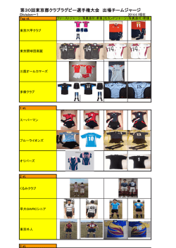 Divisionー1 2014.4.1現在 Top st. 東京六甲クラブ 東京闘球団高麗