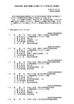 業務 - 四国地方整備局