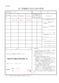 記入見本（PDF） - 静岡県市町村職員共済組合