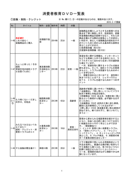 貸出DVD 一覧（PDFファイル）
