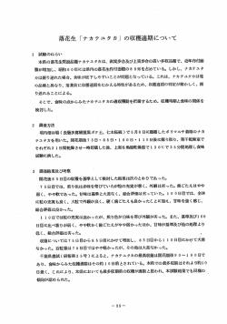 落花生 「ナカテュタ カ」 の収穫適期について