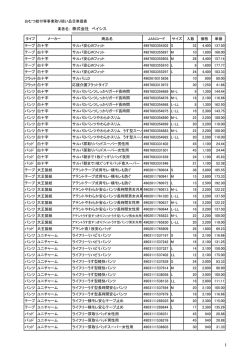 単価表（PDF：145KB）