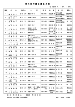 議員名簿 [96KB pdfファイル]