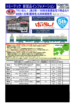 「京阪電車大津線700形2次車「けいおん!」ラッピング2両セット」;pdf