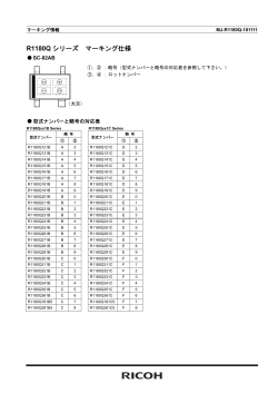 R1180Q シリーズ マーキング仕様