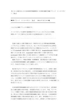 メルマガNo.2 - 株式会社BBブリッジ