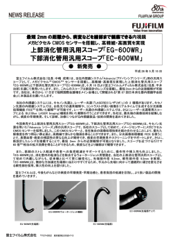 上部消化管用汎用スコープ「EG