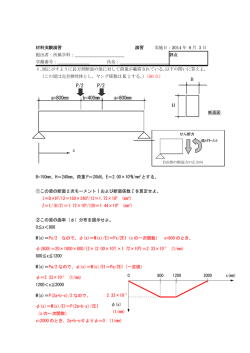 材料実験演習解答