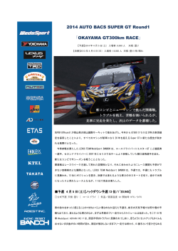 2014 AUTO BACS SUPER GT Round1 「OKAYAMA GT300km RACE」