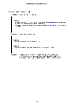 償還抽選について - ミッションバレーゴルフクラブ