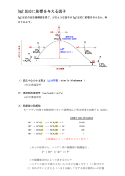 05 SN2に影響を与える因子(2)