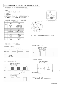 KP-HD1005-S5 オートフォーカス機能用出力信号
