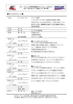 モト・チャンプ発世界基準ドラッグレース2014 SS1/32mile KL四国CUP