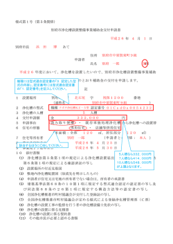 様式第1号（第5条関係）