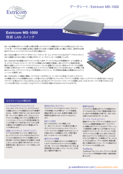 MS-1000データシート