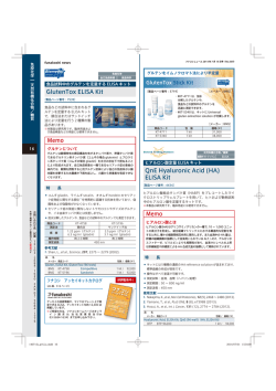 GlutenTox ELISA Kit QnE Hyaluronic Acid (HA)