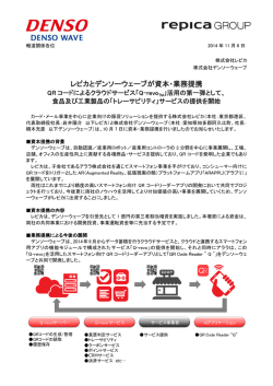 レピカとデンソーウェーブが資本・業務提携