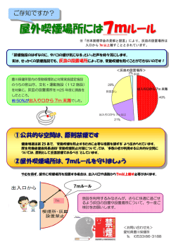 屋外喫煙場所には7mルール (ファイル名:okugaikituenbasyoru-ru