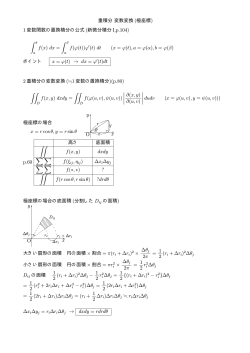 3章 §2変数変換 極座標(PDFファイル)