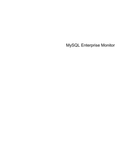 MySQL Enterprise Monitor