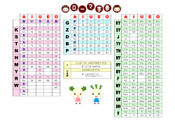 ローマ字表（印刷用）