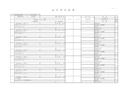 内訳書