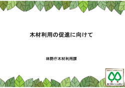 林野庁施策説明 （PDF:3293KB）