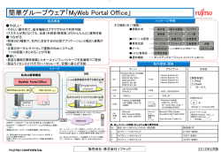 簡単グループウェア「MyWeb Portal Office」