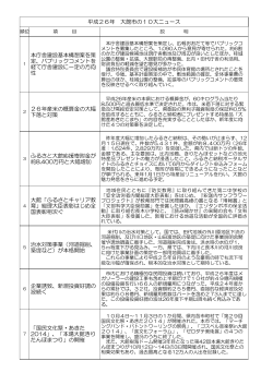 平成26年大館市の10大ニュース（PDF：196KB）