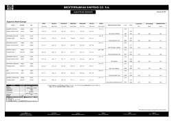 MEDITERRANEAN SHIPPING CO. SA