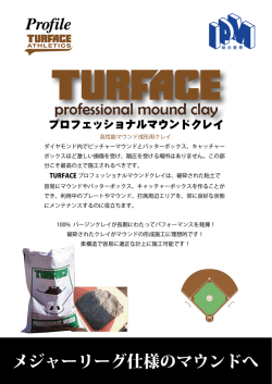 高性能マウンド成形用クレイ ダイヤモンド内でピッチャーマウンドと