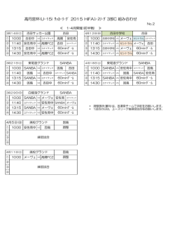 前半戦 - FC2