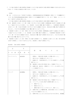 C告示 - 国土交通省