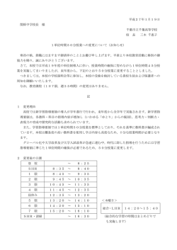 中学生の皆様へ - 千葉市立千葉高等学校