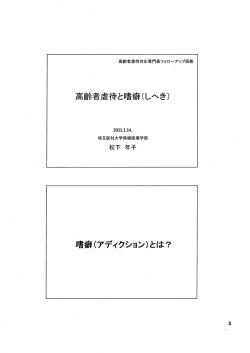 松下年子教授の講演資料