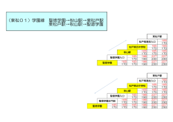 （東松01）学園線 聖徳学園&rarr;秋山駅&rarr;東松戸駅 東松戸駅&rarr;秋山駅