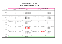 第1回 会長杯争奪送別大会 要綱