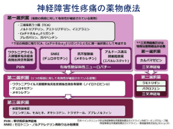 神経障害性疼痛の薬物療法