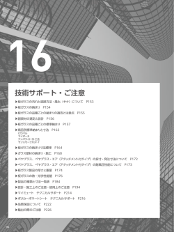 技術サポート・ご注意