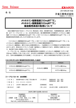 メトホルミン塩酸塩錠500mgMT「TE」