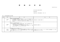 質 疑 回 答 書 - 独立行政法人 理化学研究所調達情報