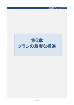 資料1－3 チャレンジプラン最終案 第6章 (PDF : 425KB)