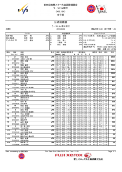 公式成績表