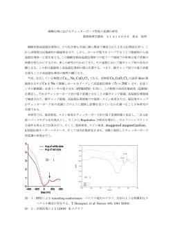 概要 - 数理物理学研究室