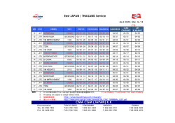 East Japan / THAILAND Service