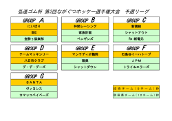 予選リーグ - 秋田県ながぐつホッケー連盟;pdf