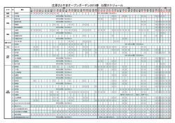 庄原さとやまオープンガーデン2015春 公開スケジュール