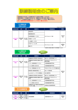 その他講習等 - 千葉労働局